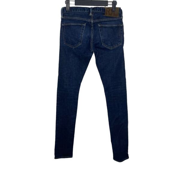 Ralph Lauren Double RL Mens Jeans Size 25 Dark Wash Skinny Fit Vintage Rinse - Picture 2 of 16
